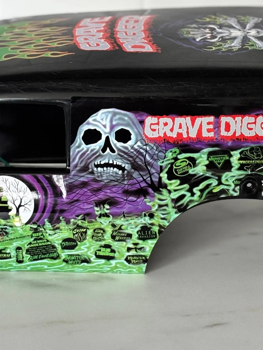 Monster Jam Mega Grave Digger Truck RC Replacement Body Cover Shell Scale 1:6